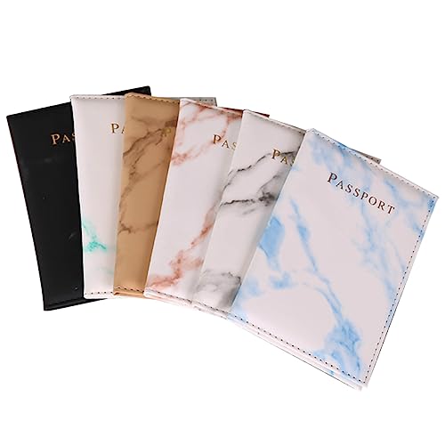TENDYCOCO 6 Stück Reisepassetui Reisende Reisepasshülle Reisepassbrieftasche Reisepasstasche Miniatur Geldbörse Unisex Reisepass Schutzhülle Reisezubehör Geldbörse Für Reisen von TENDYCOCO