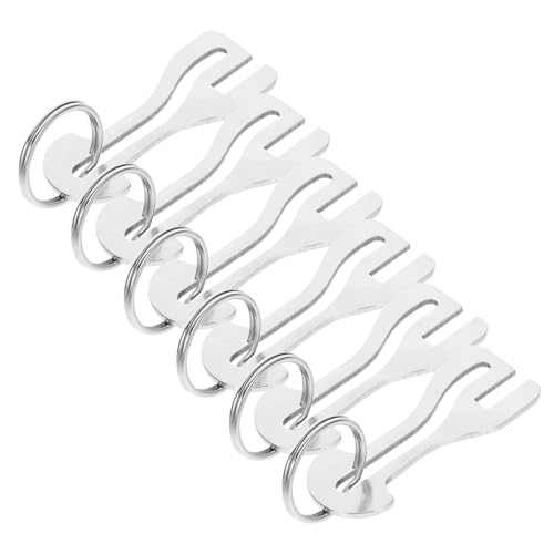 6 Stück Einkaufswagenchips Schlüsselanhänger Charm Einkaufswagenchip Für Schlüsselring Elegantes Design von TENDYCOCO