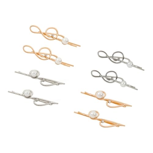 TENDYCOCO 8st Haarnadel Für Mädchen Haarklammer Frauen Haarspange Kopfbedeckungen Für Damen Haarspangen Für Mädchen Damen Haarspange Perlenhaarspangen Haarspangen Für Frauen Perle Haarnadel von TENDYCOCO