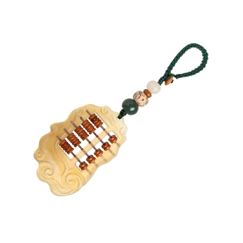 Abacus-schlüsselring Im Ethnischen Stil Handgefertigt Multifunktionaler -schlüsselanhänger Taschenclip von TENDYCOCO