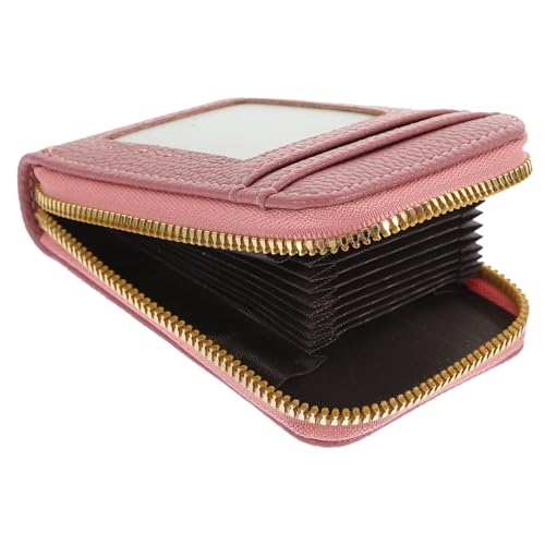 TENDYCOCO Zarte Kartentasche Kreditkartenetui Mit Kartentasche Tragbarer Karten-Organizer Für Die Reise Aufbewahrungstasche Für Visitenkarten von TENDYCOCO