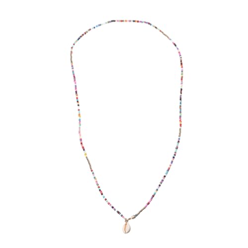 TENDYCOCO Bunte Halskette Strand Halsketten Strand n Bunte Perlen Ethnische Perlenkette Boho Westlicher Schmuck Für Frauen Statement Aus von TENDYCOCO