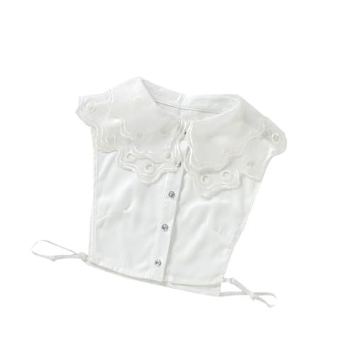 Eleganter Stickkragen Für Damen Vielseitiger Falscher Kragen Als Modisches Accessoire Zur Verschönerung Von Oberteilen von TENDYCOCO