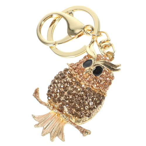 TENDYCOCO Eule Schlüsselanhänger lebensechter Schlüsselanhänger Handtaschenanhänger Strass Bag Charm Auto schlüsselanhänger Schlüsselring in Eulenform lebensechte Verzierung Legierung Coffee TENDYCOCO Eule Schlüsselanhänger lebensechter Schlüsselanhänger Handtaschenanhänger Strass Bag Charm Auto schlüsselanhänger Schlüsselring in Eulenform lebensechte Verzierung Legierung Coffee von TENDYCOCO