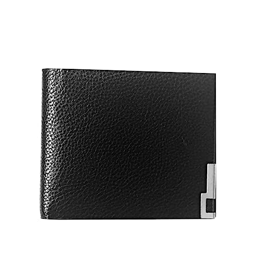 TENDYCOCO Modische Herren-geldbörse Einfaches Leder-Portemonnaie Kredithalter Studenten-geldbörse Aus Pu-Leder Kompaktes Design Für Reisen Einkaufen Ausweise Aufbewahrung von TENDYCOCO
