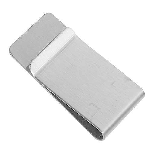 TENDYCOCO Geldklammern für Männer kreditkartenhalter Credit Card Holder geldclip Brieftasche Geldscheinklammer Banknotenklammern Geldbörse mit Geldklammern Halter für Geldklammern Silver von TENDYCOCO