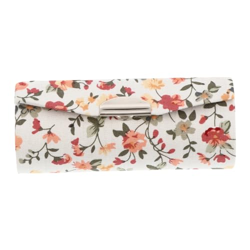TENDYCOCO Gestickte Lippenstift Box Make-up Lipgloss Geschenkpapier Box Mujer Lippenstift Behälter mit Spiegel Lippenstift Box mit Spiegel Retro Floral Lippenstift Etui Frauen Lippenstift Etui Mini von TENDYCOCO