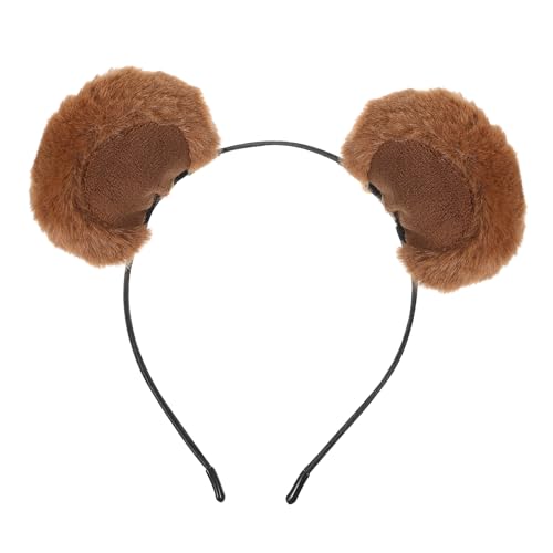 Bequemes und Entzückendes Bären-stirnband mit Flauschigen Ohren Hautpflege-stirnband Als Haar-accessoire von TENDYCOCO