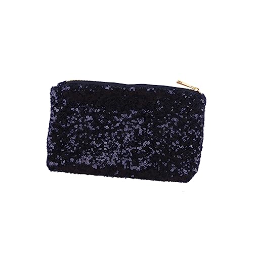 TENDYCOCO Handtasche Kosmetiktasche Modische Geldbörse Handy Geldbörse Geldbörsen Vintage Make Up Tasche Damen Geldbörse Trendige Geldbörse Damen Geldbörse Mit Pailletten Damen von TENDYCOCO