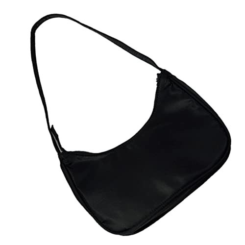 TENDYCOCO Handtaschen Schulter 1 Tragbar Telefon Schulter Schwarz Nylon Mode Handtaschen Einkaufen Achsel Körper Tasche Frau Handtasche Achselhöhle Stilvoll Griff Top Handtasche Schulter Handtasche von TENDYCOCO