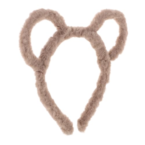 TENDYCOCO Süßes Bärenohren Stirnband Für Mädchen Flauschiges Cosplay Haarband Aus Plüsch Verstellbar Angenehm Und Für Partys Festivals Und Kostüme Für Teenager Und Junge Erwachsene von TENDYCOCO
