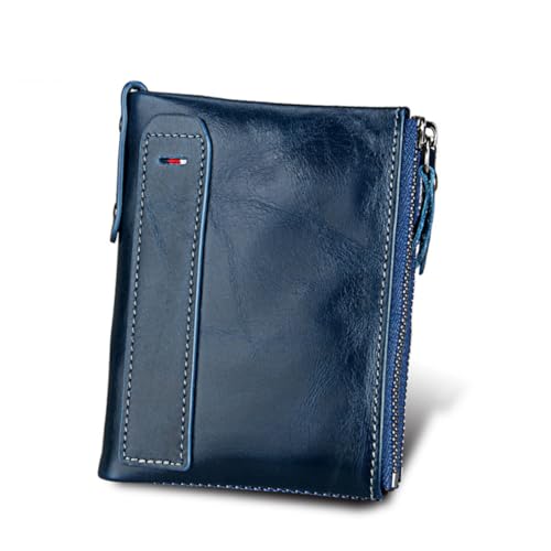 TENDYCOCO Modische Geldbörse für Herren Aus Leder mit Reißverschluss Großes Fassungsvermögen für Männer von TENDYCOCO