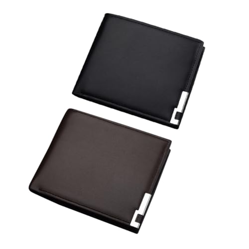 TENDYCOCO Herren-geldbörse Von Minimalist Design Pu-Leder Große Kapazität Kaffeebraun von TENDYCOCO