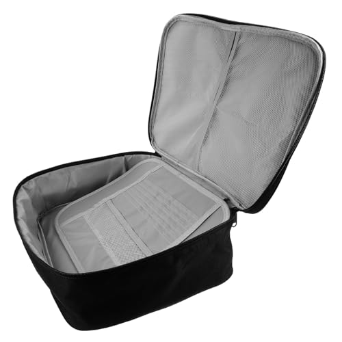 Dokumententasche Multifunktionaler Akten-Organizer Home-Office-ausweis-aufbewahrungsschloss Robustes Reisedokumentenetui Aus Oxford-Stoff von TENDYCOCO