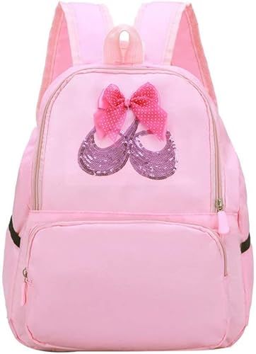 TENDYCOCO Kinder Rucksack Prinzessin Brustgurt Rucksack Rosa Balletttasche Mädchen Rucksack Balletttasche Mädchen von TENDYCOCO