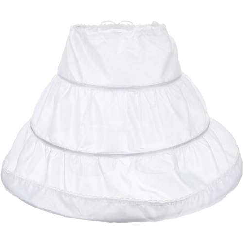 TENDYCOCO Mädchen-Petticoat - Halber Blumenmädchen-Reifrock Kinder-Tutu-Unterrock Für Mädchen von TENDYCOCO