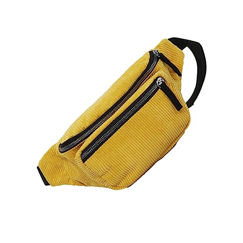 TENDYCOCO Mini-Hüfttasche Women Bag Woman Bag reisekulturtaschen Reisetasche Fanny Bag lässige Hüfttasche Paillette Damen Mädchen Gürteltasche Mujer Damen-geldbörsen hosenträger Damen Yellow von TENDYCOCO