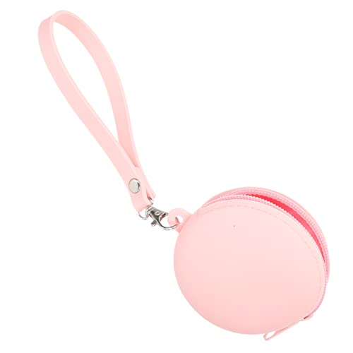 TENDYCOCO Mini-geldbörse Taschen-Organizer-Beutel Kleine Geldbörse Kleines Münztäschchen Schlüsselanhänger Für Mädchen Münzschlüsselhalter Armband-schlüsselanhänger Geldbeutel Rosa Kieselgel von TENDYCOCO