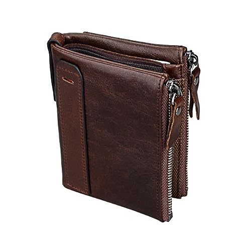 TENDYCOCO Modische Herrenbrieftasche - Geschützte Geldbörse Mit Reißverschluss Und Großem Fassungsvermögen Für Männer von TENDYCOCO