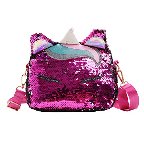 1stk - Für Glitzer Tasche Kinder Süße Umhängetasche Glitzer Umhängetasche Mädchen Umhängetasche Teen Girl Umhängetasche Crossbody-umhängetasche Kettentasche Fräulein Füllung von TENDYCOCO