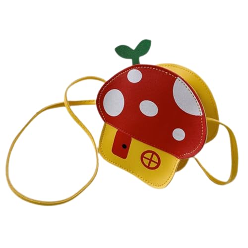 TENDYCOCO Umhängetasche Pilz Geldbörse Für Kinder Sicheres Material Reißverschluss Kindertasche Und Sunes von TENDYCOCO