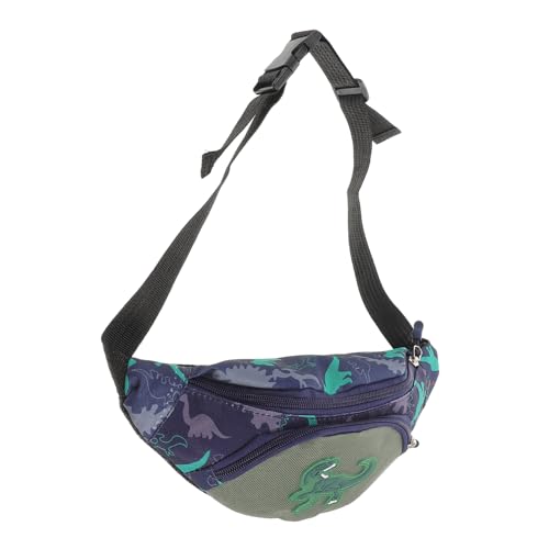 TENDYCOCO Niedliche Dinosaurier-gürteltasche Für Jungen Und Mädchen Leichte Hüfttasche Für Kinder Umhängetasche Schultertasche von TENDYCOCO