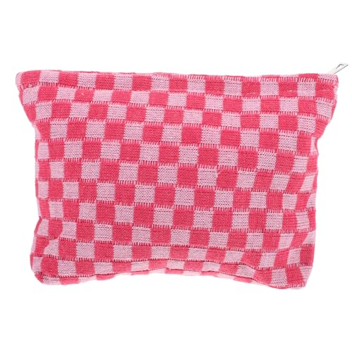 Handheld-Make-up-Organizer Kosmetik-Reisetasche Gestrickte Kulturtasche Mit Reißverschluss Für Tragbare Aufbewahrung Von Damen von TENDYCOCO