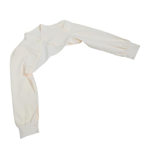 Abnehmbarer Blusenkragen Damen Cropped Sports Bolero Mesh Cardigan Damen von TENDYCOCO