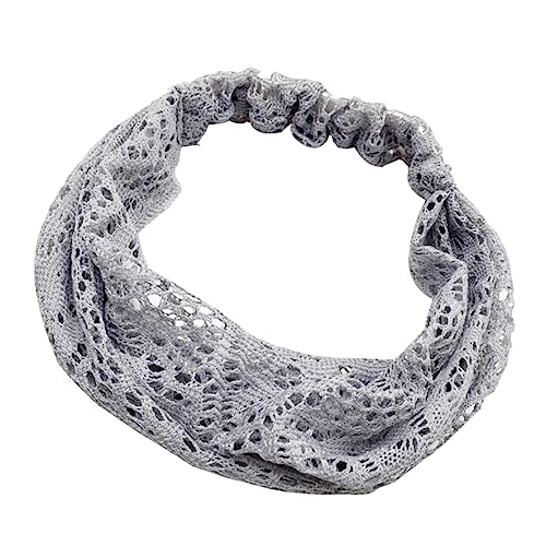 TENDYCOCO Spitzen Kopftuch Haarband Spitzen Kopftuch Damen Stirnbänder Spitzen Stirnband Damen Kopfbedeckung von TENDYCOCO