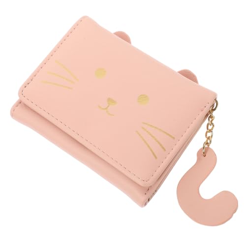 TENDYCOCO geldbörse für schulkinder kleingeldbörse karteikarten Halter Multi-Slot Geldbörse cardholder rosa kleine Geldbörse Brieftasche kleine Geldbörsen Beutel für die Handtasche PU-Leder von TENDYCOCO