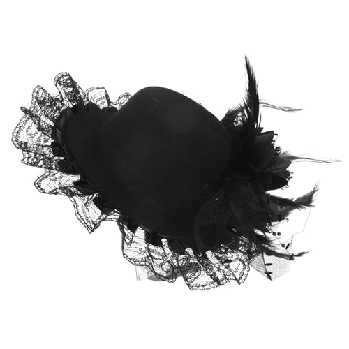 Faszinierender Teeparty-hut Für Damen Mini-kopfbedeckung Mit Federschmuck Für Modische Elegante Anlässe von TENDYCOCO