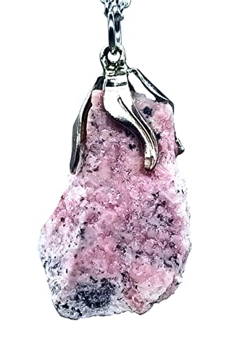 TENET Anhänger Halskette Mineralien Halbedelsteine Schmuck handgefertigt, Stein von TENET