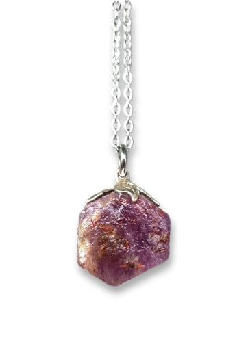 TENET -Anhänger Halskette Mineralien Halbedelsteine Schmuck handgefertigt (Raue Kristall) von TENET