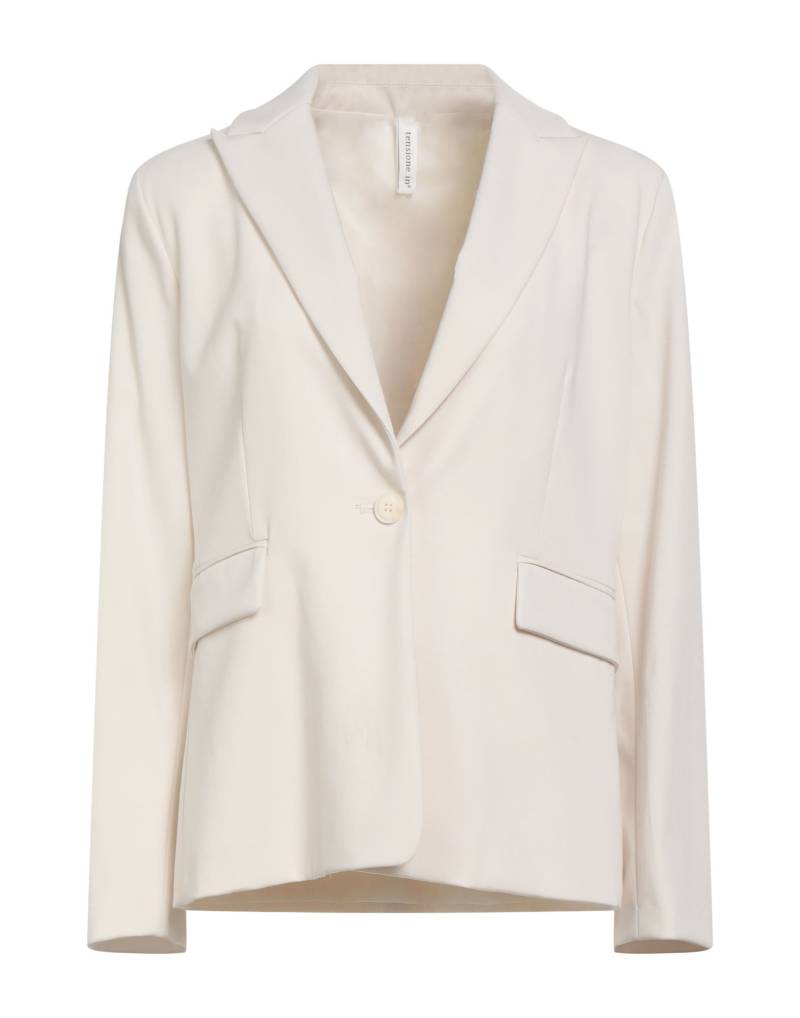 TENSIONE IN Blazer Damen Cremeweiß von TENSIONE IN