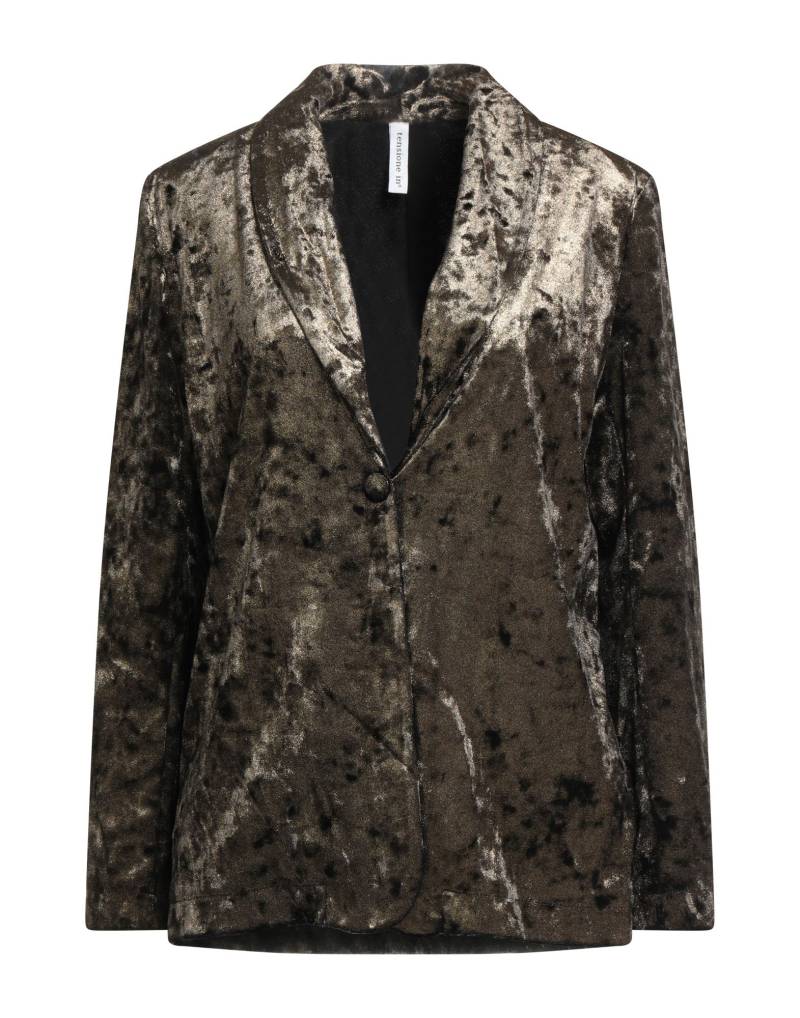 TENSIONE IN Blazer Damen Gold von TENSIONE IN