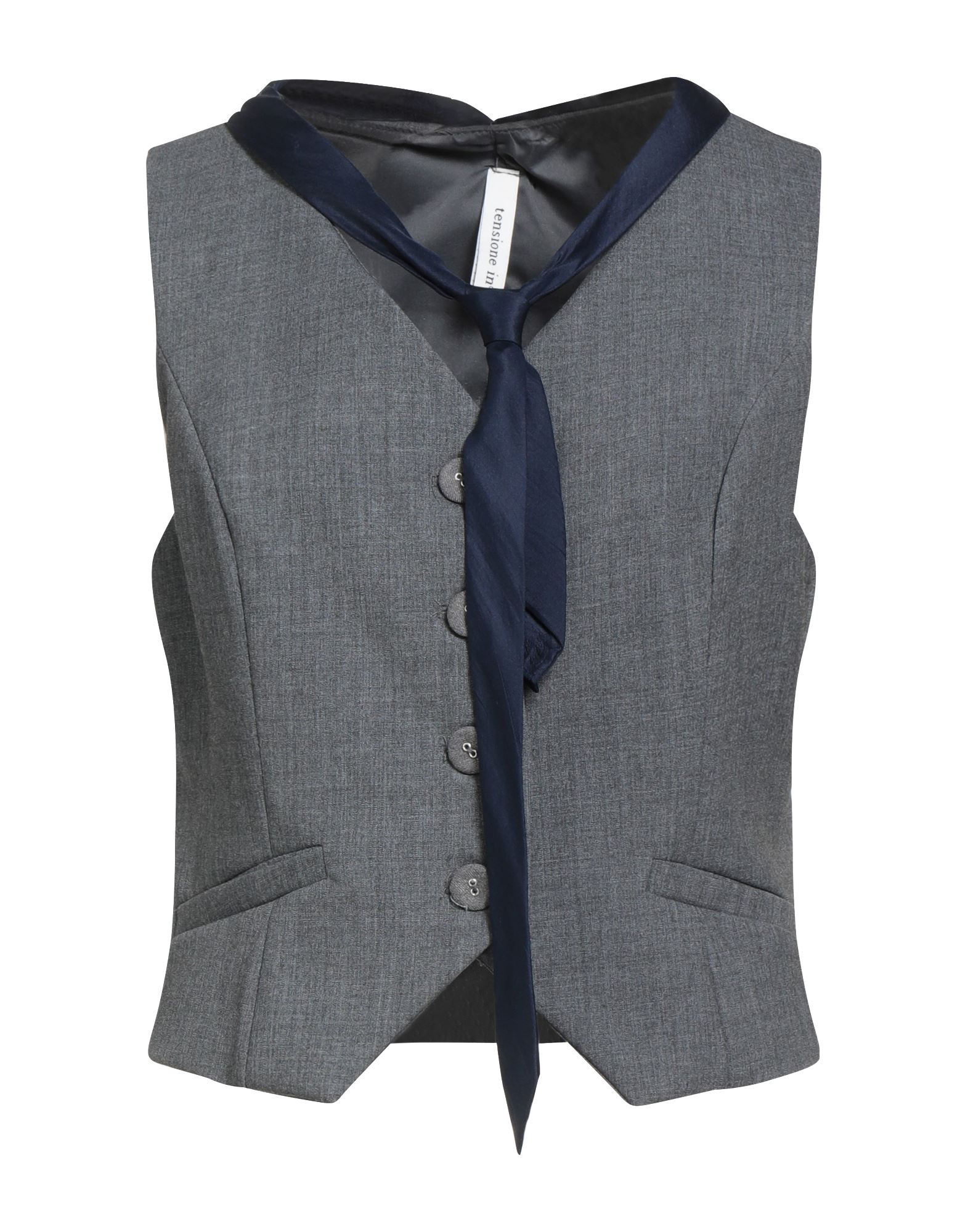 TENSIONE IN Couture-weste Damen Grau von TENSIONE IN