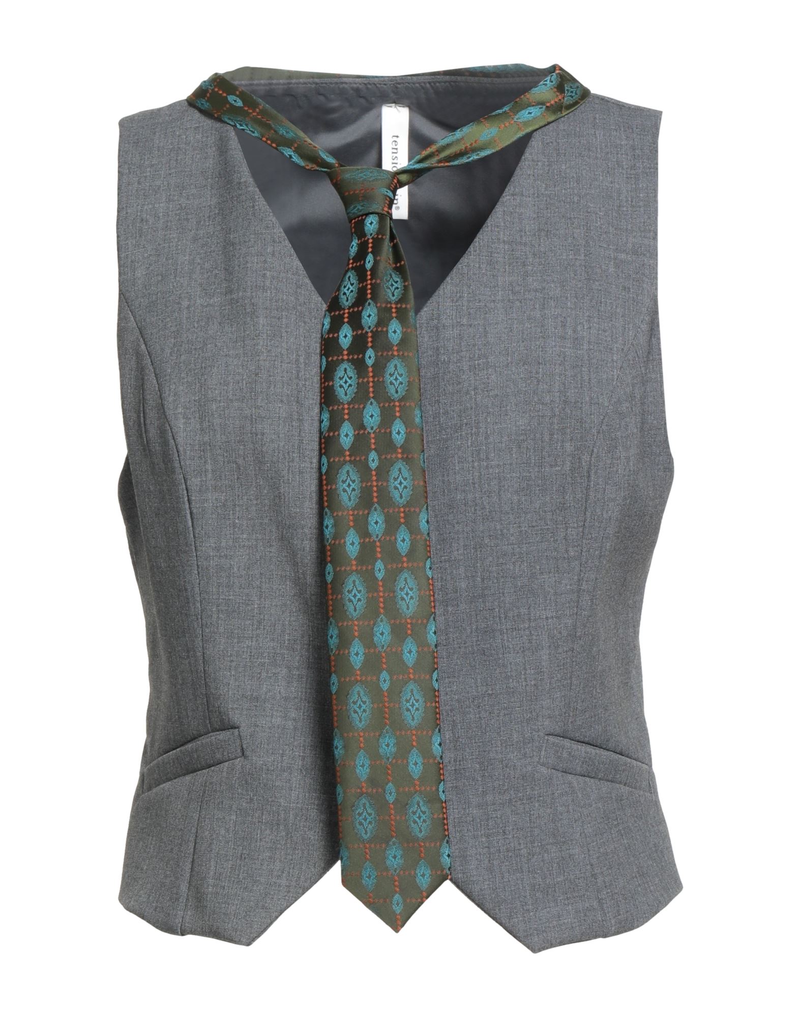 TENSIONE IN Couture-weste Damen Grau von TENSIONE IN