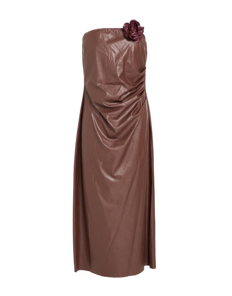 TENSIONE IN Midi-kleid Damen Schokobraun von TENSIONE IN