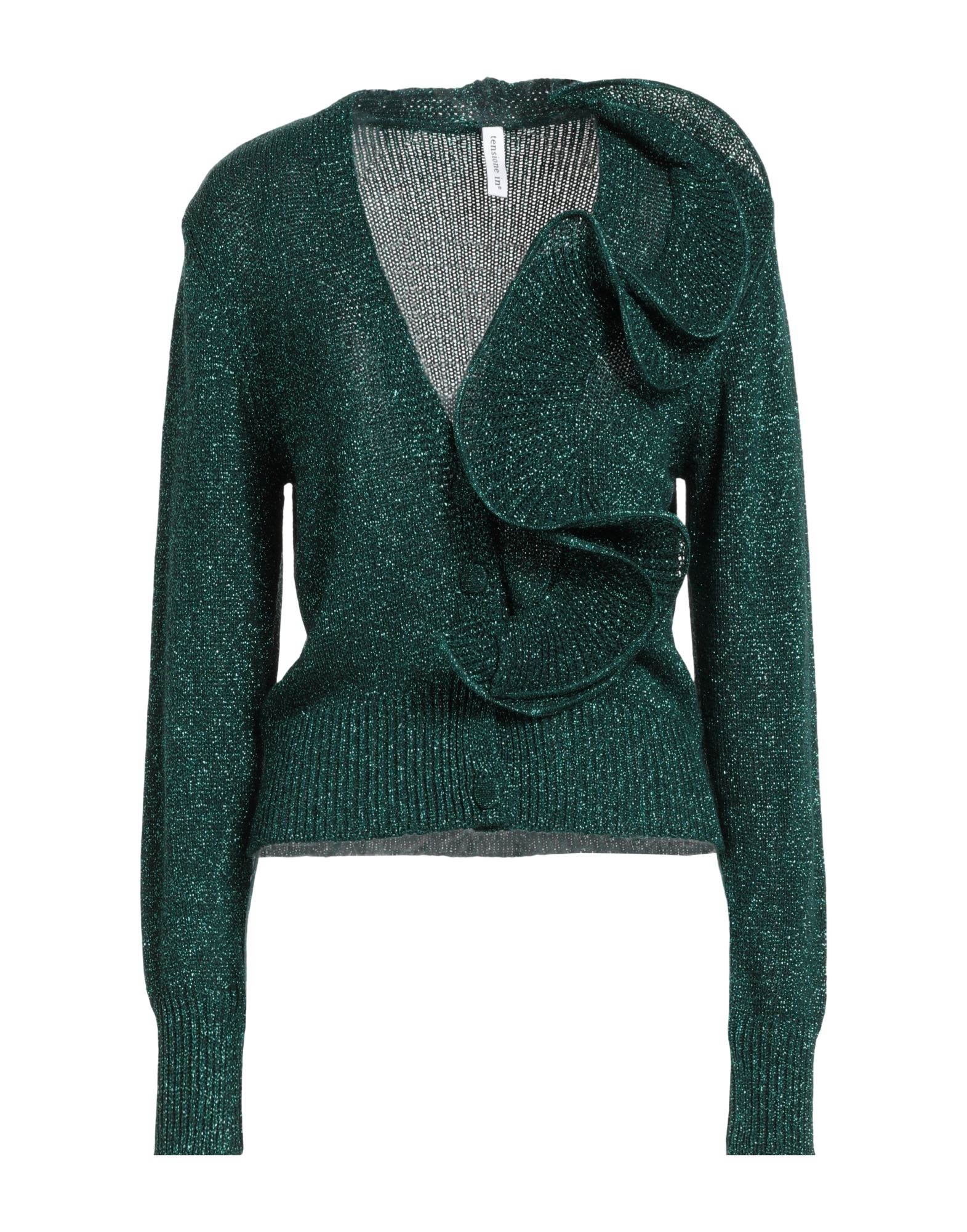 TENSIONE IN Strickjacke Damen Smaragdgrün von TENSIONE IN