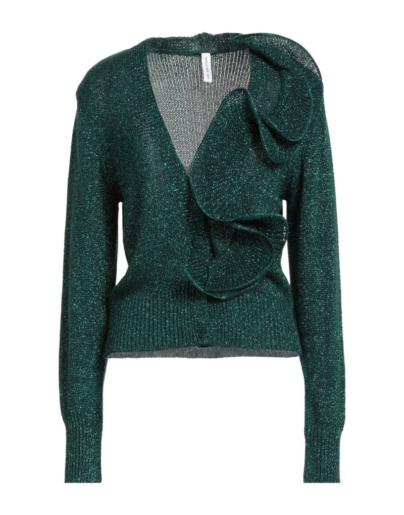 TENSIONE IN Strickjacke Damen Smaragdgrün von TENSIONE IN