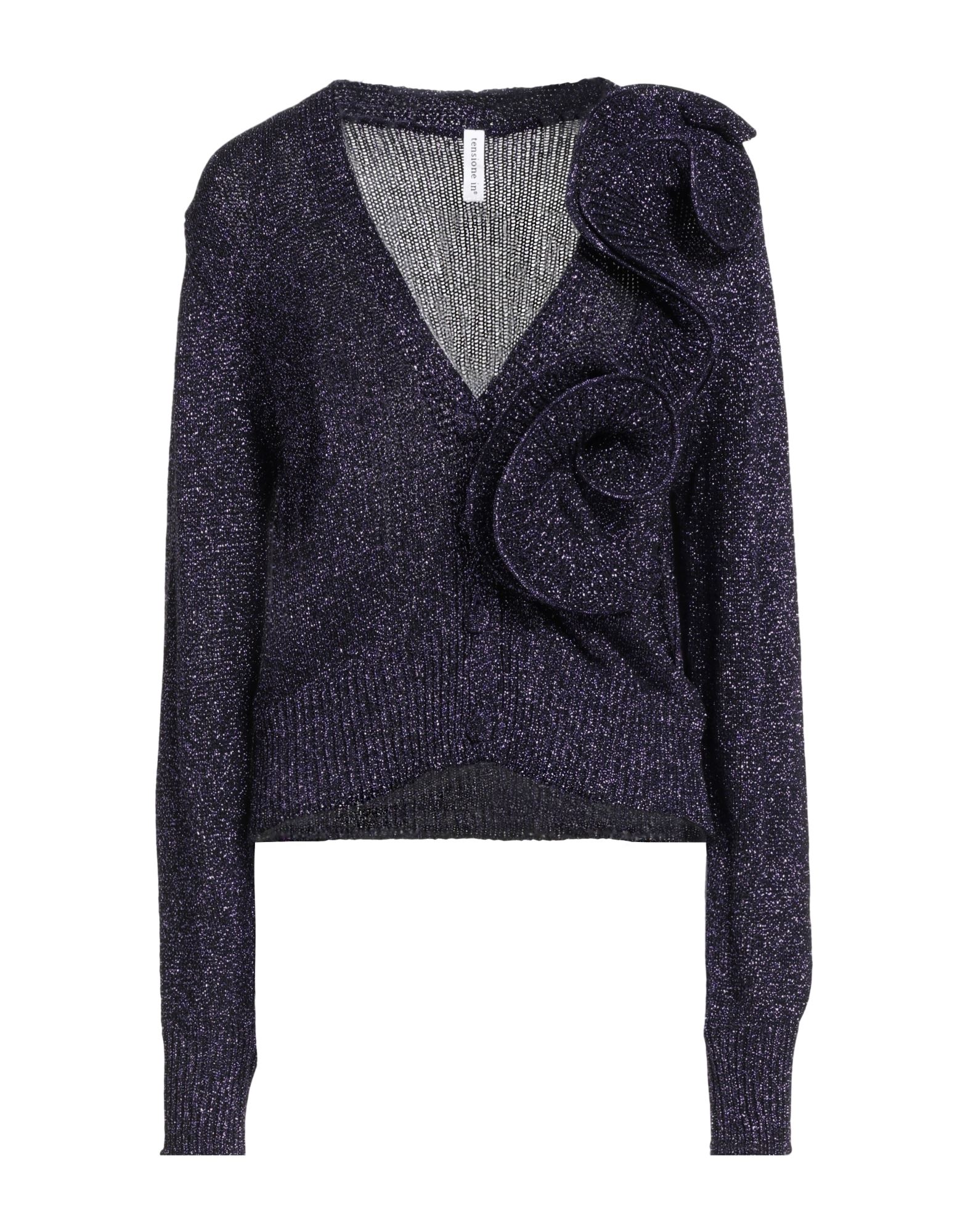 TENSIONE IN Strickjacke Damen Violett von TENSIONE IN