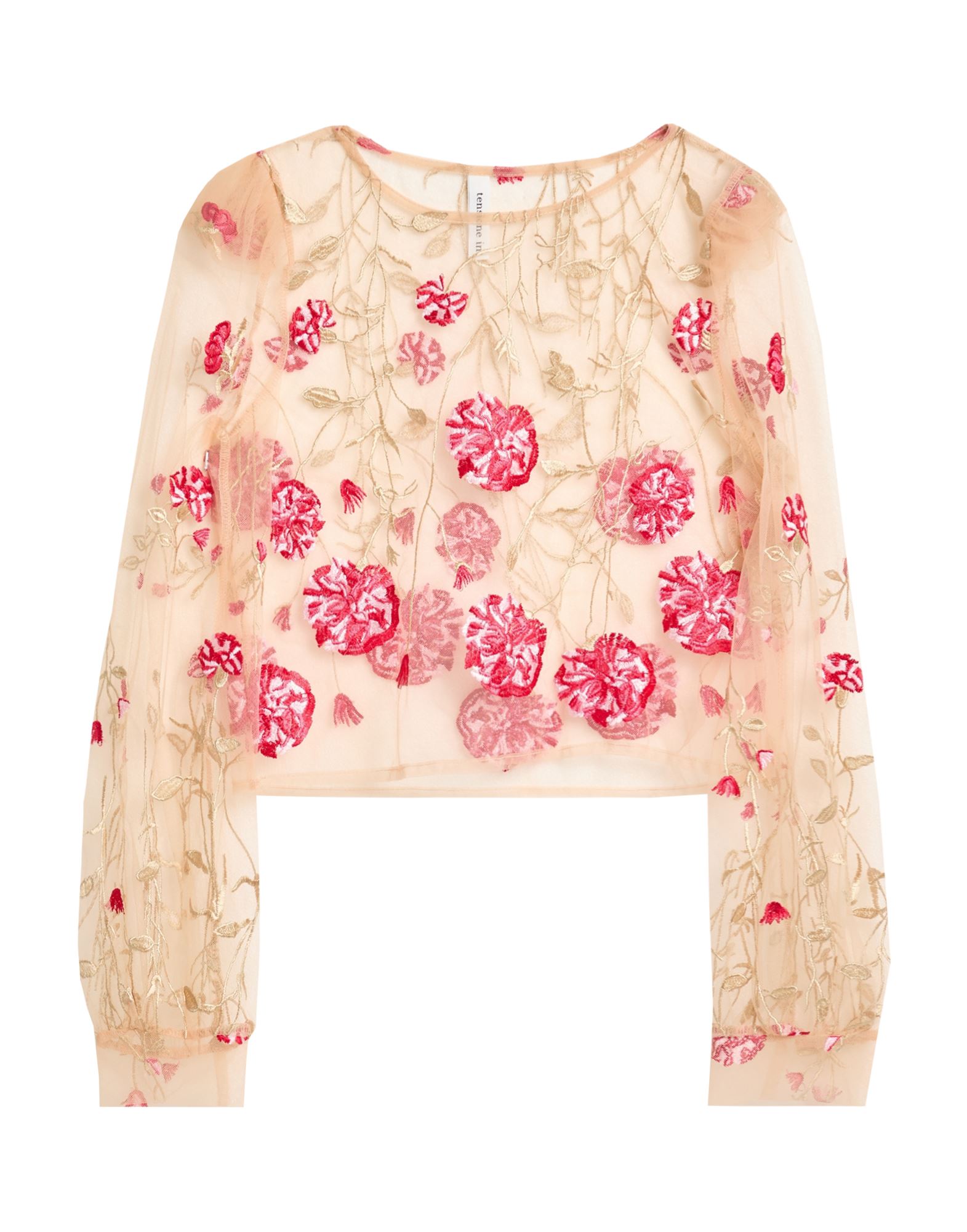 TENSIONE IN Top Damen Beige von TENSIONE IN