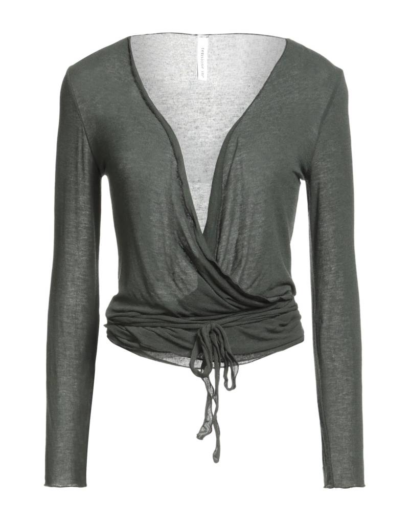 TENSIONE IN Wickelpullover Damen Militärgrün von TENSIONE IN