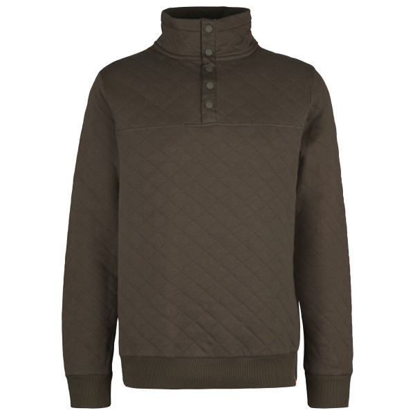 tentree - M Quilted Quarter Snap - Pullover Gr S braun von TENTREE