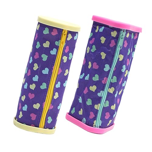 2pcs Große Kapazität Stiftstiftkoffer Reißverschlussbeutel Bleistifttasche Großes Fach Für Student Boy Girl Travel School Multifunktionale Tasche von TENYELE