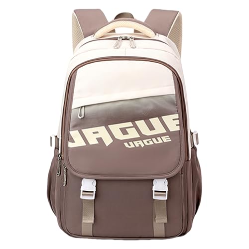 Geräumiger Student Rucksack Mit Mehreren Fächern Casual Rucksack Travel Daypack Nylon Schooltasche Für Teenager Schüler Girls School von TENYELE