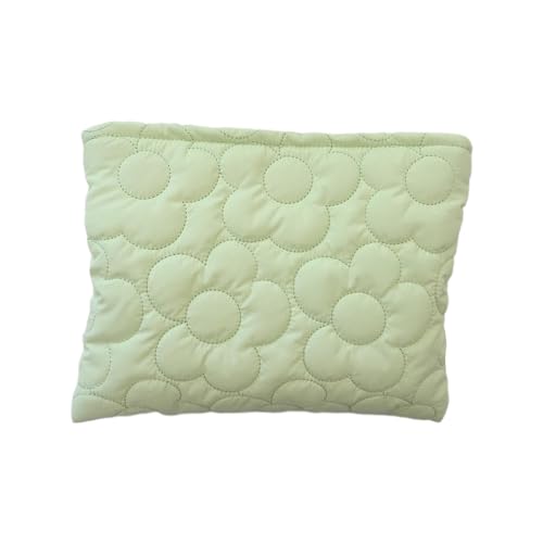 Gesteppte Make-up-Aufbewahrungstasche, Kulturbeutel, Kosmetik, Make-up-Organizer für Körperpflege, tragbar, einfarbig, Handtasche, isoliert, lichtgrün, Mass Beauty Gesteppte Make-up-Aufbewahrungstasche, Kulturbeutel, Kosmetik, Make-up-Organizer für Körperpflege, tragbar, einfarbig, Handtasche, isoliert, lichtgrün, Mass Beauty von TENYELE