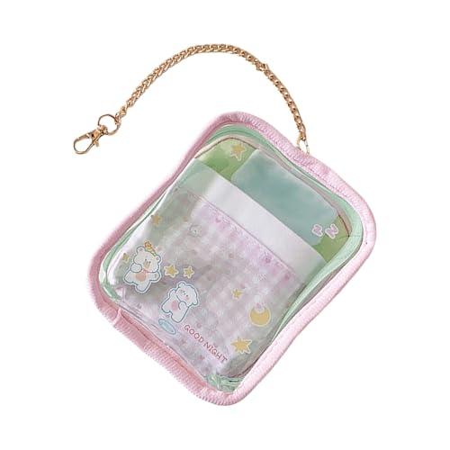 Kids Cartoon Transparent PVC Tasche Kompakte Größe Praktische Aufbewahrungstaschen Klarer Displays Hülle Für Partys Reisezubehör Tragbare Cartoon PVC Aufbewahrungstasche von TENYELE