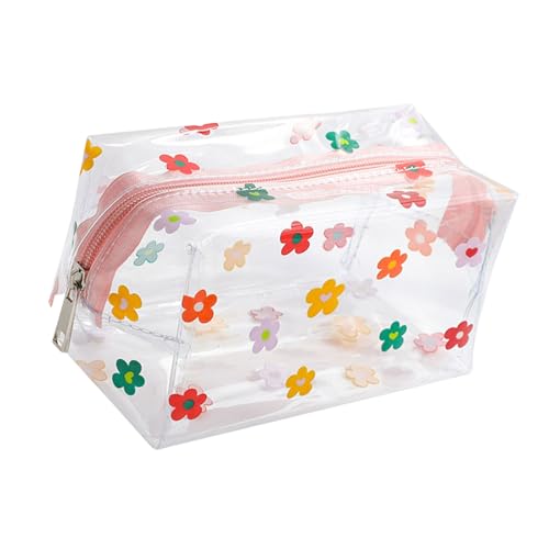 Klare Reise Make Up Beutel Für Frauen Kosmetikkoffer Wasserdichte PVC Toiliermaschine Für Urlaub Und Tägliche Nutzung Von Cartoon Beutel von TENYELE