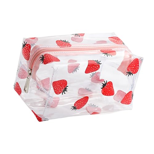 Klare Reise Make Up Beutel Für Frauen Kosmetikkoffer Wasserdichte PVC Toiliermaschine Für Urlaub Und Tägliche Nutzung Von Cartoon Beutel von TENYELE